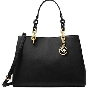 Michael Kors Large Cynthia Saffianno Satchel